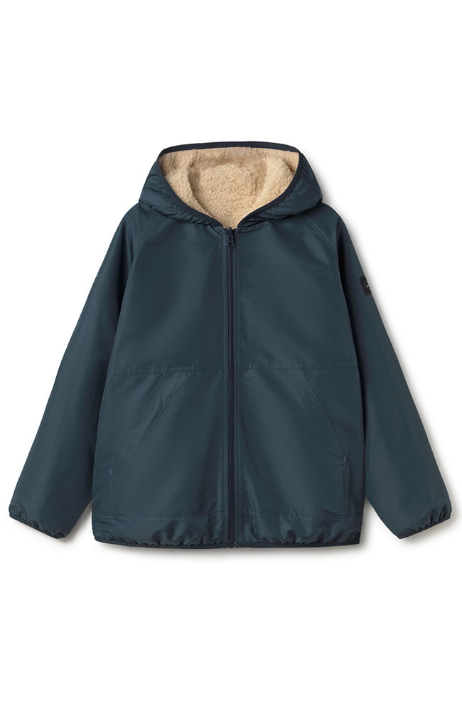 TWOTHIRDS Crozier winterjas blue orion van gerecycled polyester voor dames | Sophie Stone