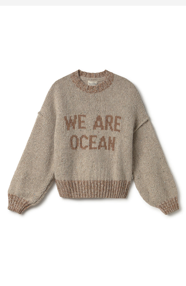 TWOTHIRDS Cushendall sweater ecru in wool for women | Sophie Stone