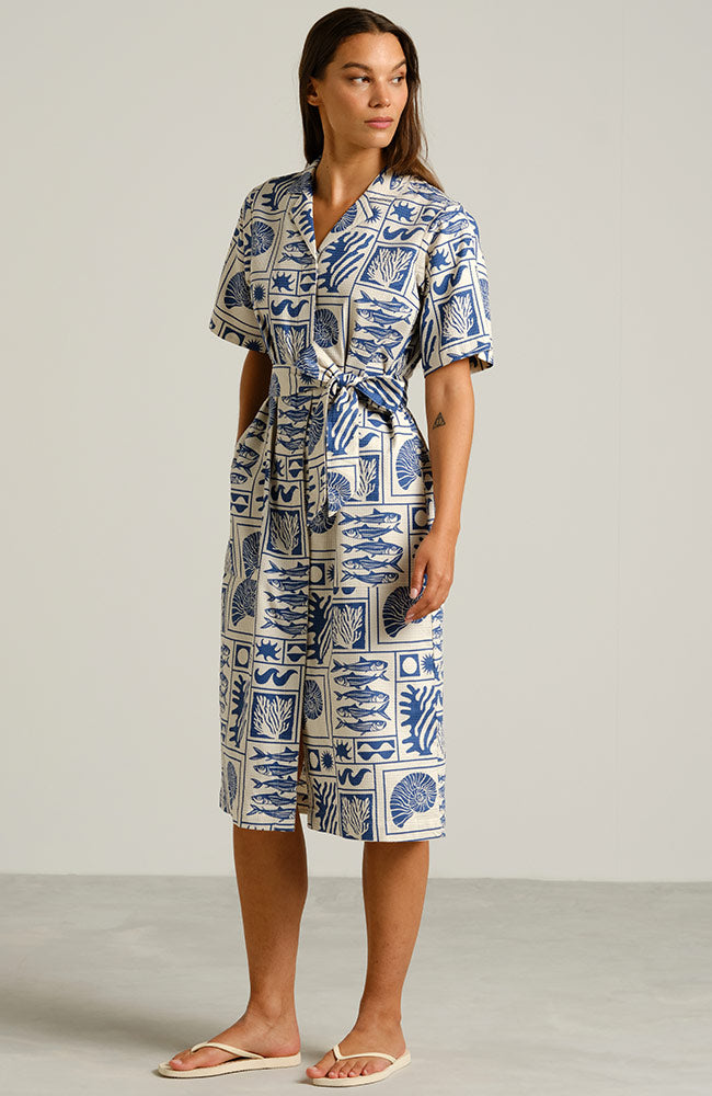 Dedicated Orrefors Ocean Dress Made of Organic Cotton for Women | Sophie Stone