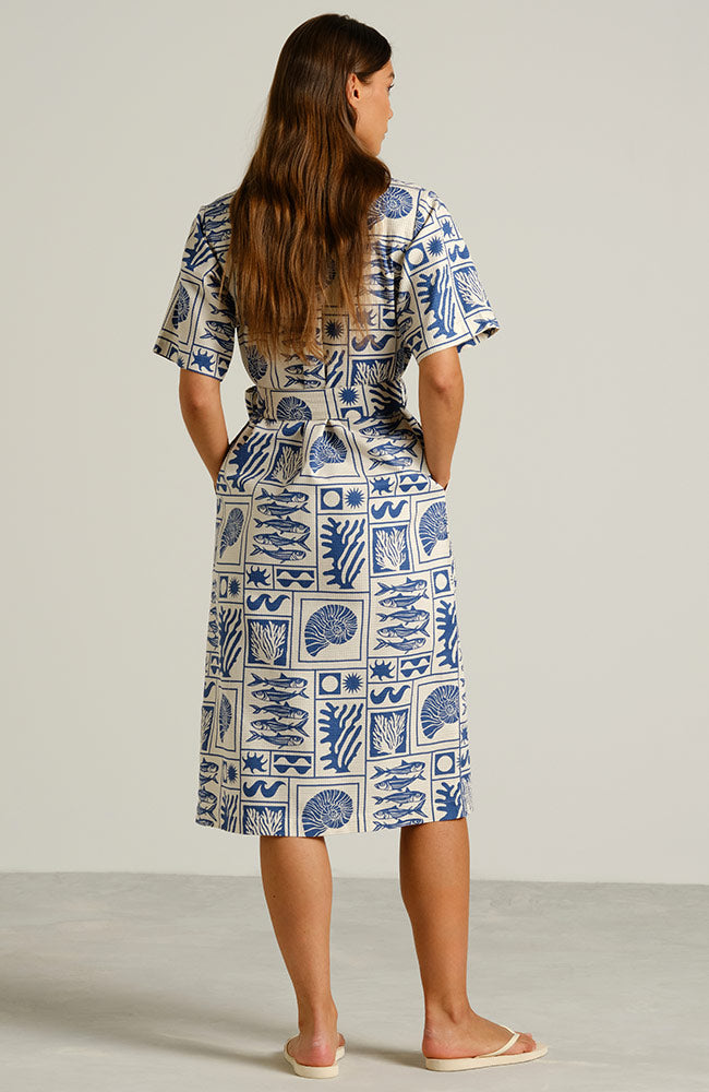 Dedicated Orrefors Ocean Dress Made of Organic Cotton for Women | Sophie Stone