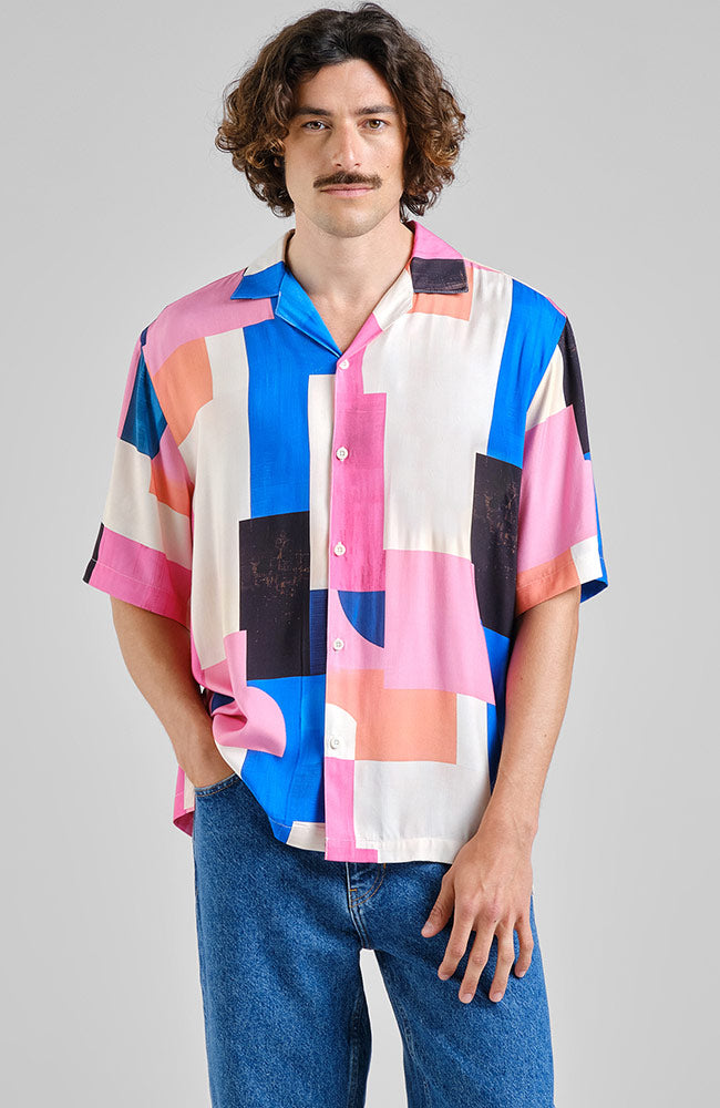 Dedicated Marstrand Abstract Ecovero Shirt for Men | Sophie Stone