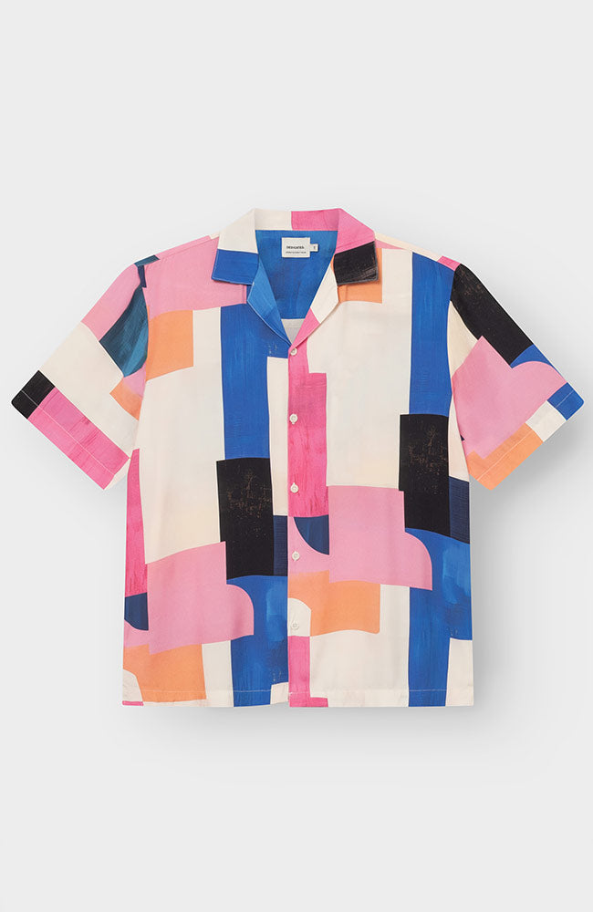 Dedicated Marstrand Shirt, Abstract Print, Lenzing Ecovero, for Men | Sophie Stone