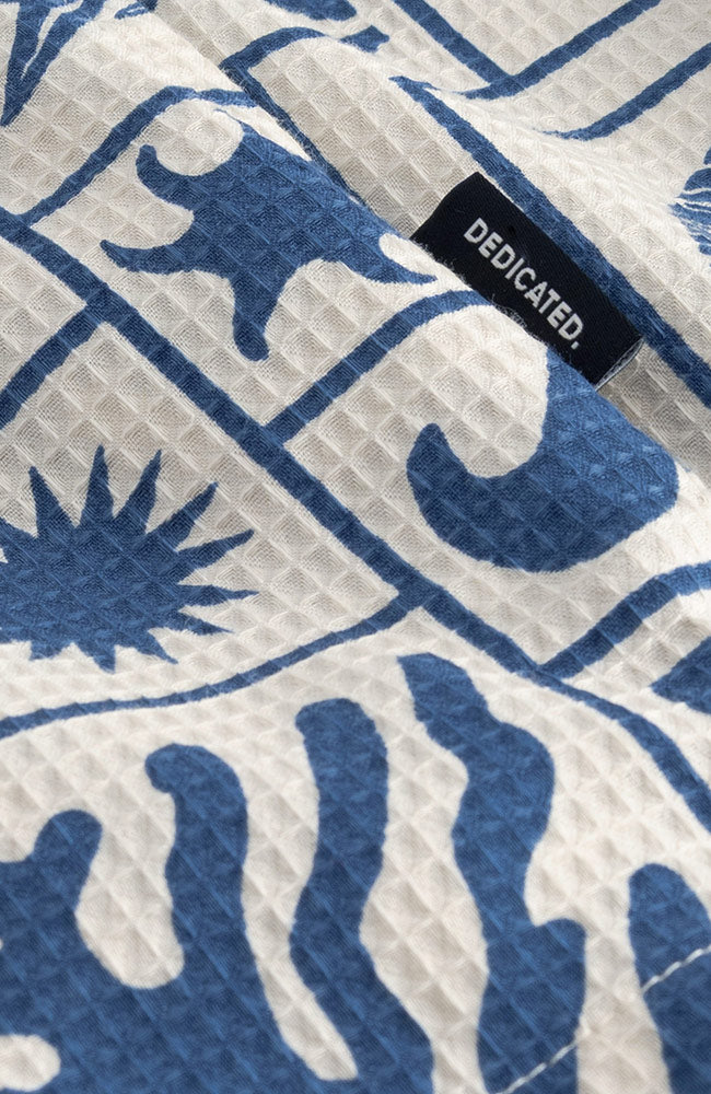 Dedicated Aspudden Shorts in Ocean Blue, made from organic cotton, for women | Sophie Stone