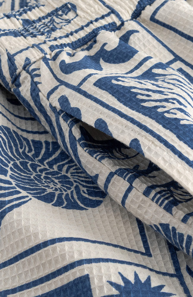 Dedicated Aspudden Shorts in Ocean Blue, made from organic cotton, for women | Sophie Stone