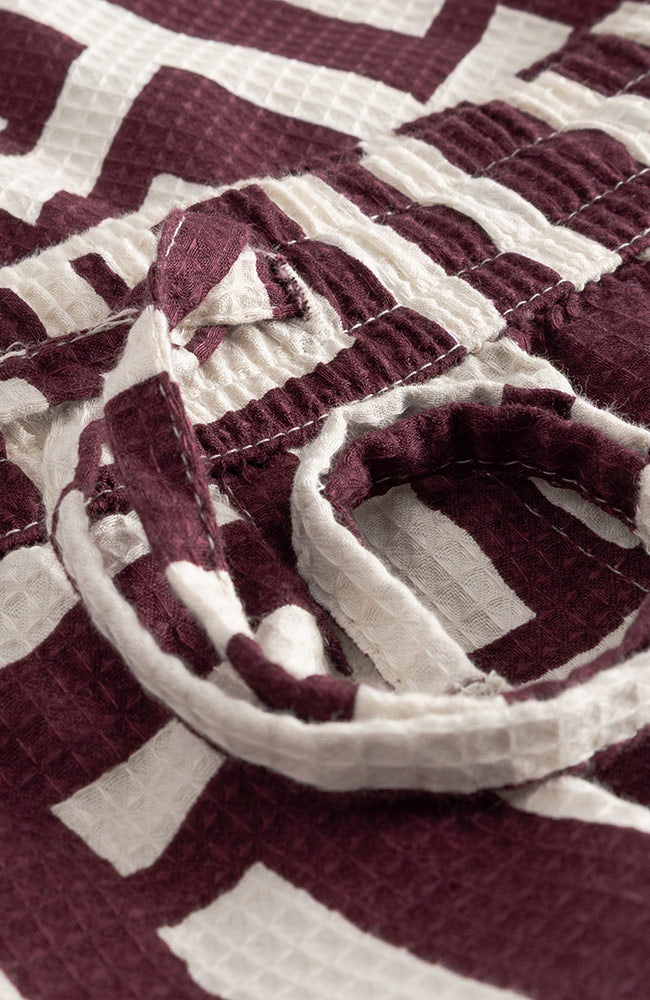 Dedicated Essingen Shorts, Fig Red, Organic Cotton, Men's | Sophie Stone