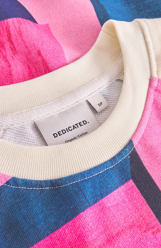 Dedicated Ystad Sweater, Abstract Block Print, Organic Cotton, Women's | Sophie Stone