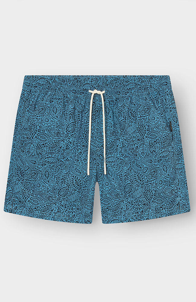 Dedicated Badehose Birka Paisley Blue aus Nylon für Herren | Sophie Stone