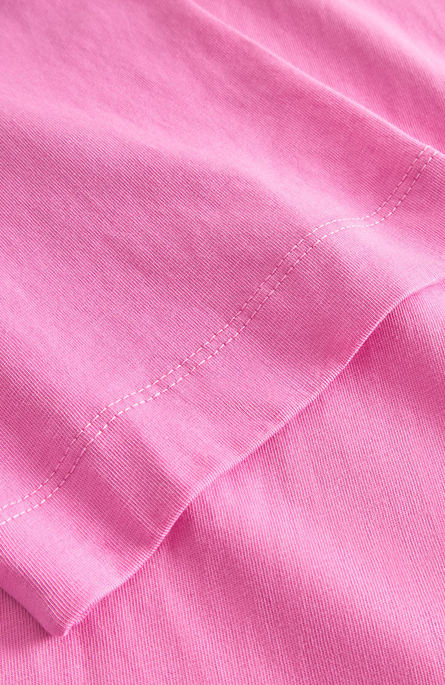 Dedicated Vadstena Women's Pink T-Shirt Made from Organic Cotton | Sophie Stone