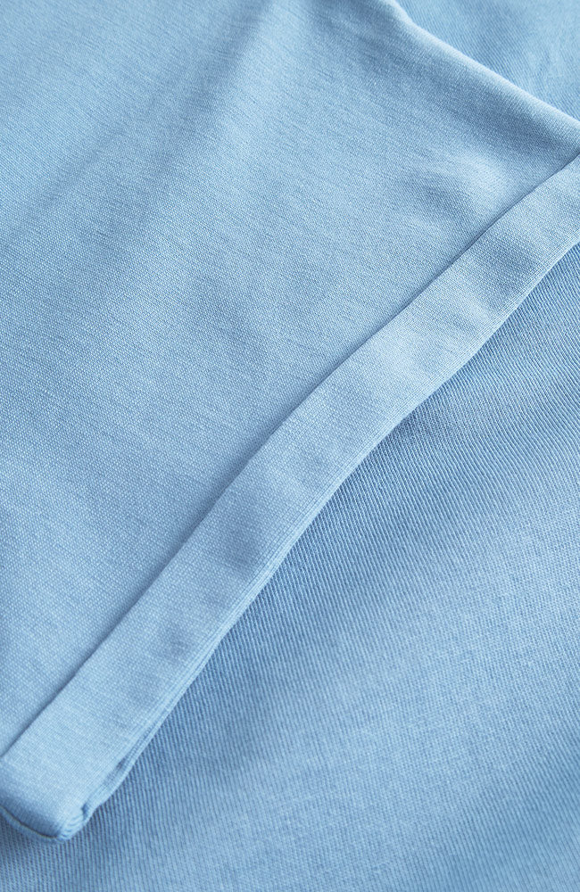 Dedicated Visby base t-shirt niagara blue organic cotton women | Sophie Stone
