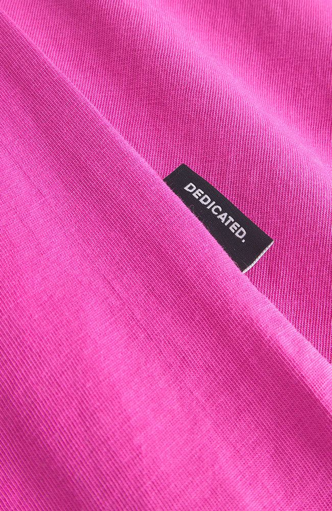 Dedicated Visby Base T-Shirt, Pink, Organic Cotton, Women's | Sophie Stone