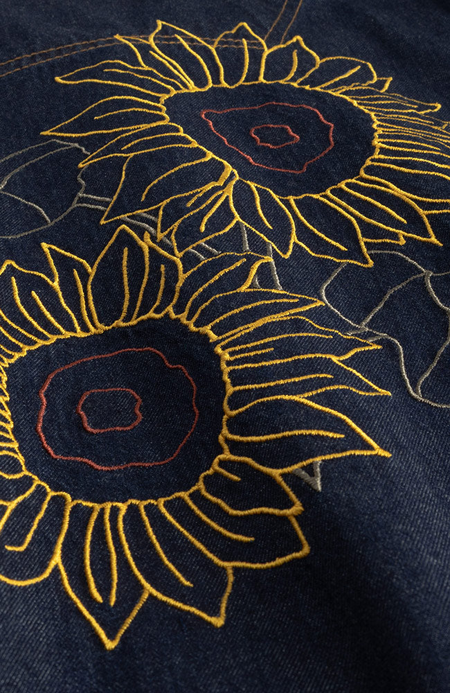 Dedicated Sunna Jacket in Blue, Made from Organic Cotton for Women | Sophie Stone