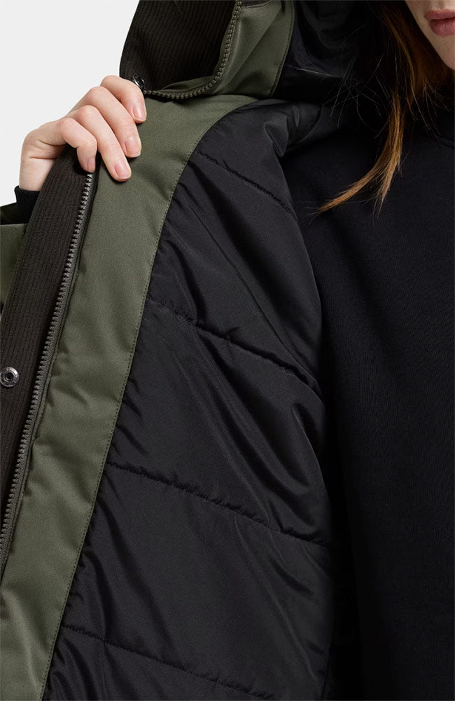 DIDRIKSONS Luna parka jas deep green voor dames | Sophie Stone