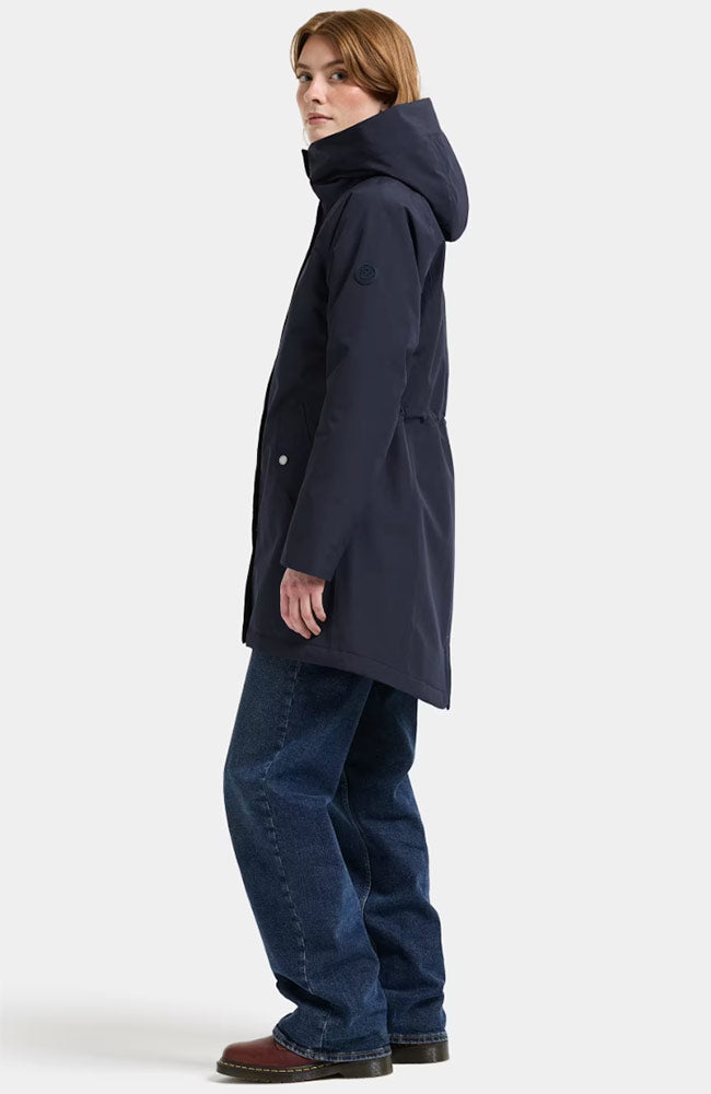 DIDRIKSONS Alana parka jas blauw voor dames | Sophie Stone