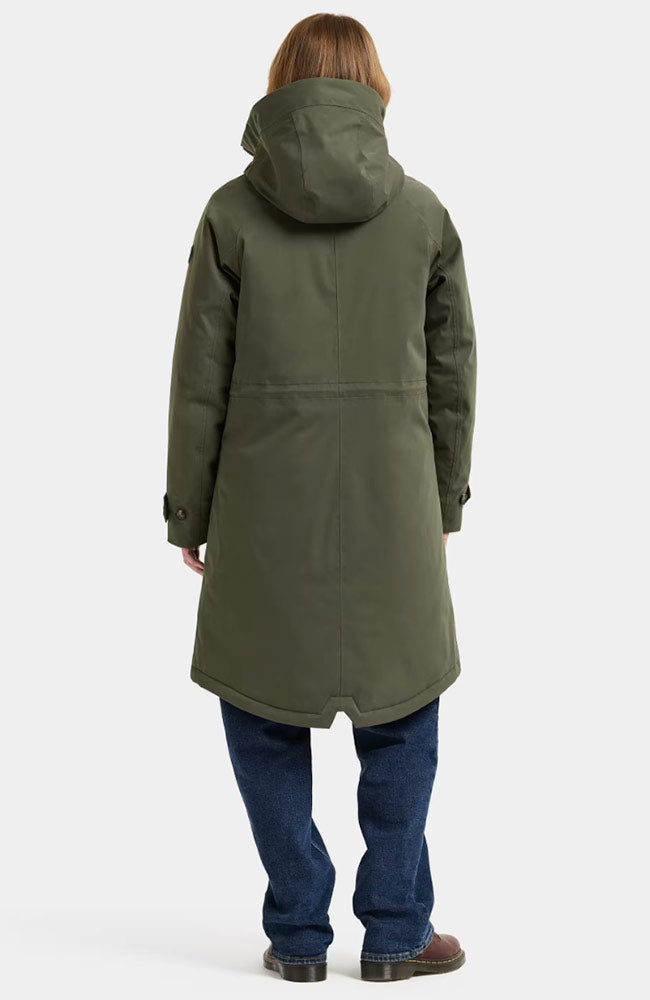 DIDRIKSONS Luna parka jas deep green voor dames | Sophie Stone