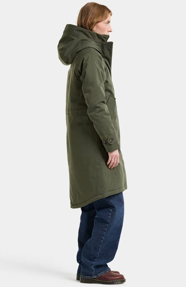 DIDRIKSONS Luna parka jas deep green voor dames | Sophie Stone