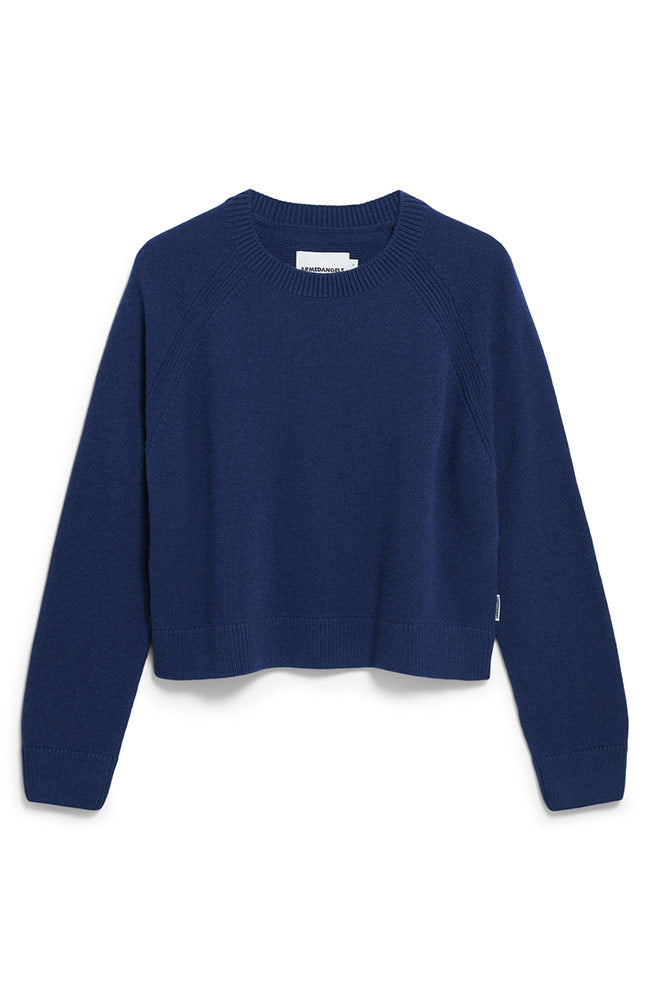 ARMEDANGELS Diliriaa sweater blue noon from recycled wool wool ladies | Sophie Stone, among others