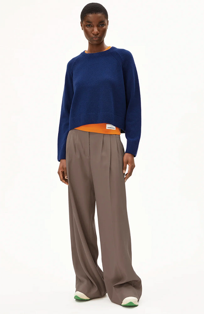 ARMEDANGELS Diliriaa sweater blue noon by wool ladies | Sophie Stone