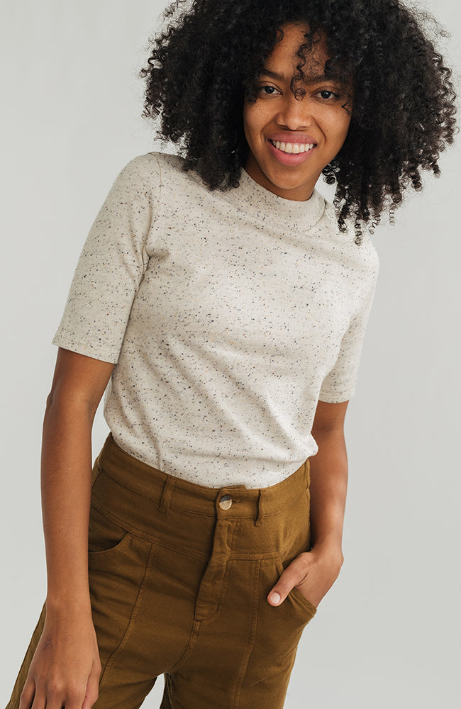 TWOTHIRDS Damerow shirt off white van biologisch katoen voor dames | Sophie Stone