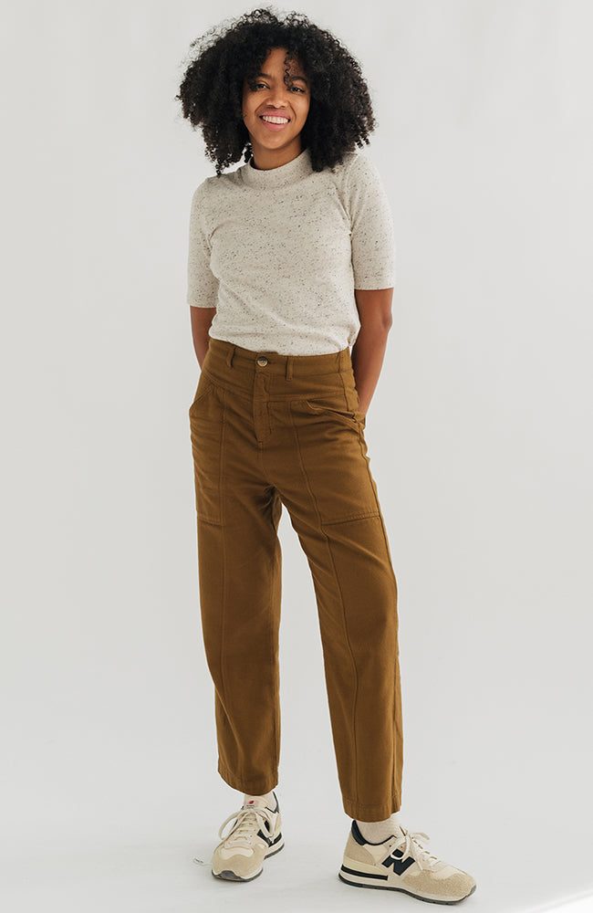 TWOTHIRDS Damerow shirt off white van bio katoen voor dames | Sophie Stone