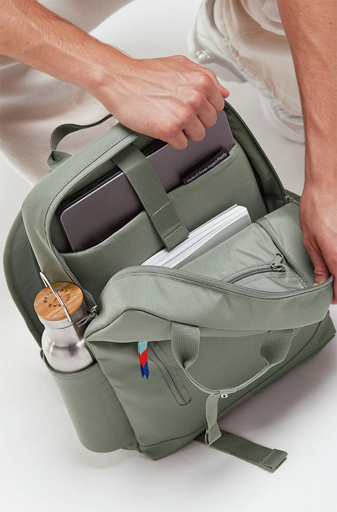 GOT BAG Daypack 2.0 Rucksack, grün, aus Ozeanplastik, unisex | Sophie Stone