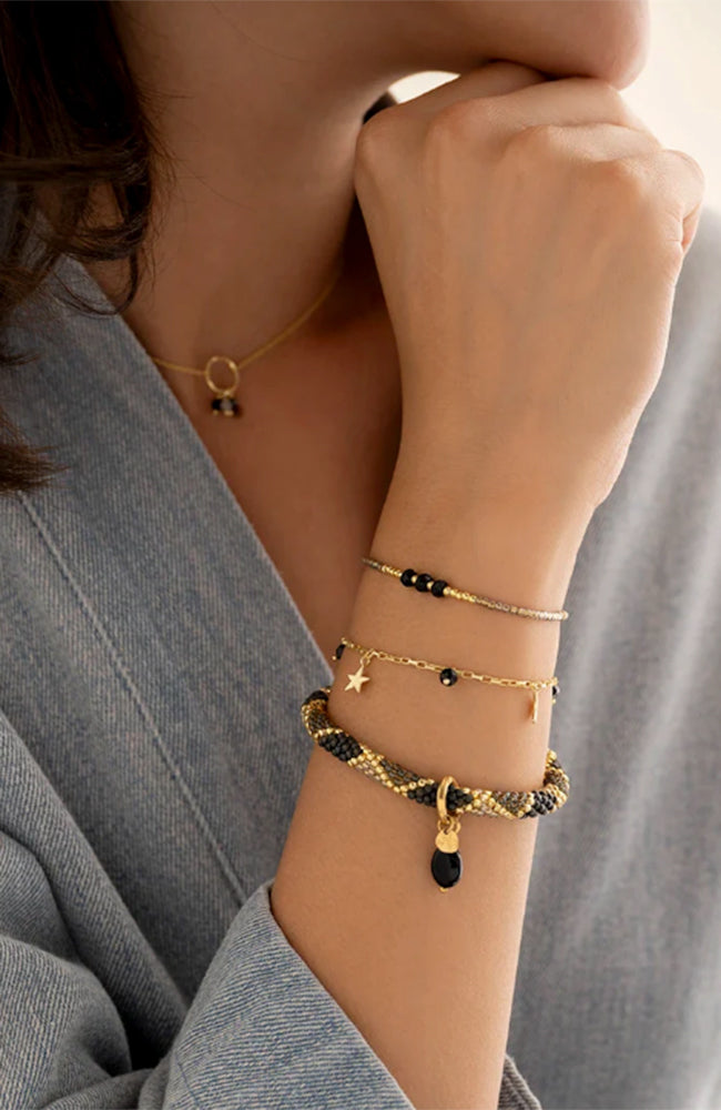 A Beautiful Story Anständiges Armband Black Onyx für Frauen | Sophie Stone