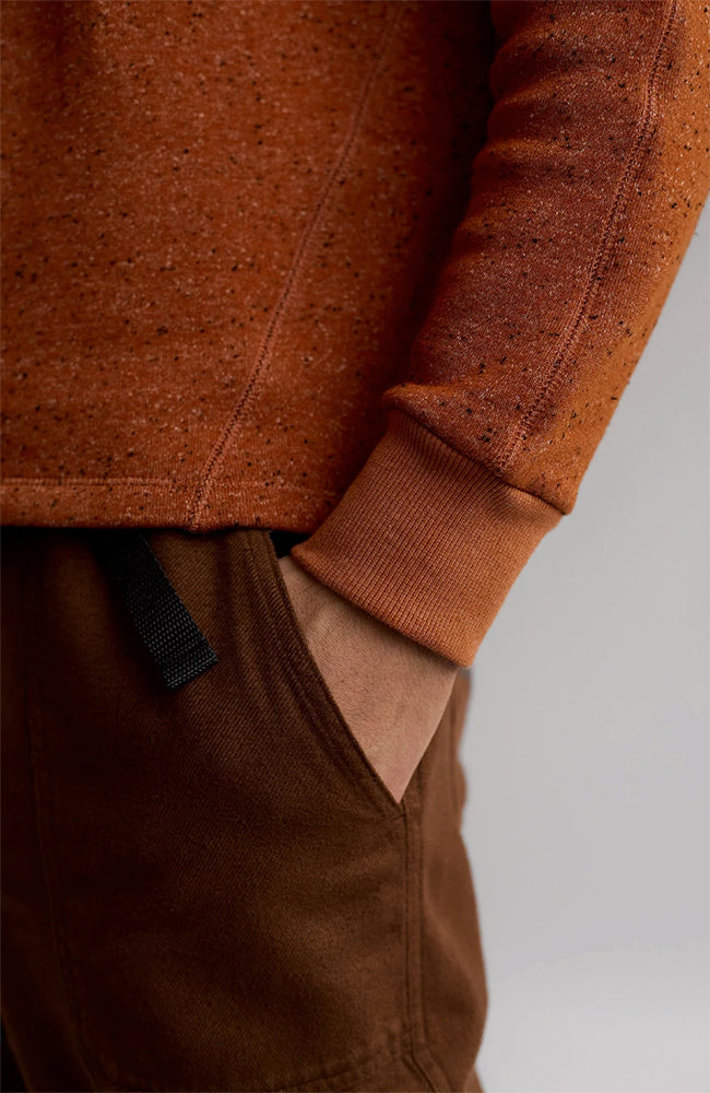 TWOTHIRDS Dundrum sweater umber orange including organic cotton for men | Sophie Stone