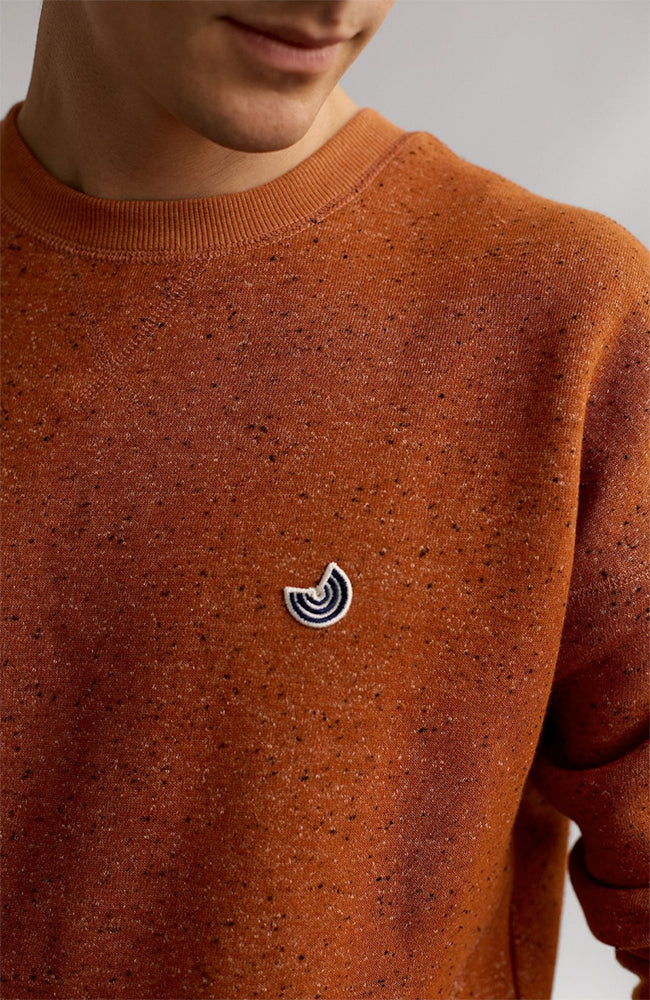 TWOTHIRDS Dundrum sweater orange from men's organic cotton | Sophie Stone, among others