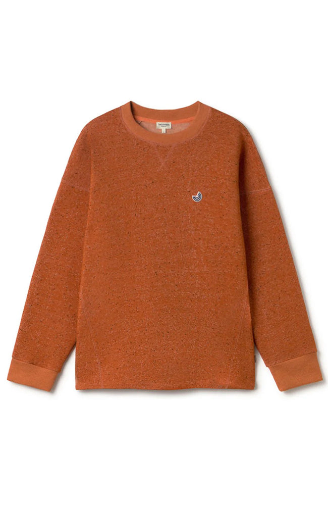 TWOTHIRDS Dundrum sweater orange from men's organic cotton, among others | Sophie Stone