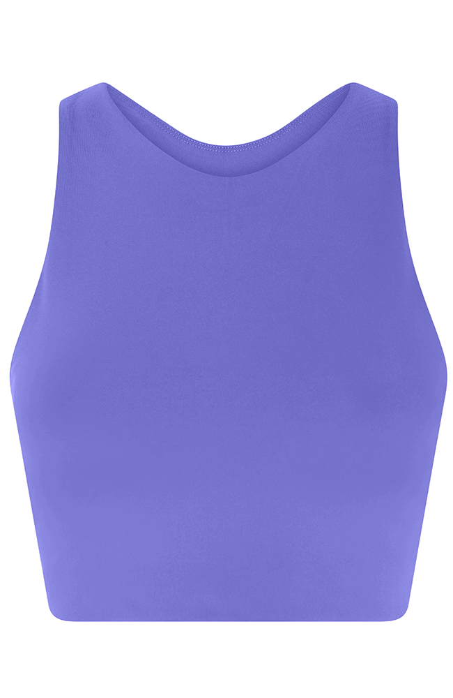 Girlfriend Collective Dylan sports bra purple RPET ladies | Sophie Stone
