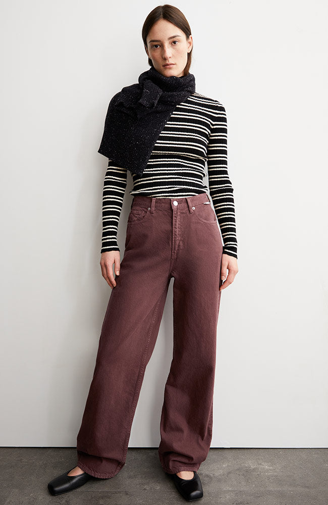 ARMEDANGELS Enijaa jeans dark berry cotton ladies | Sophie Stone