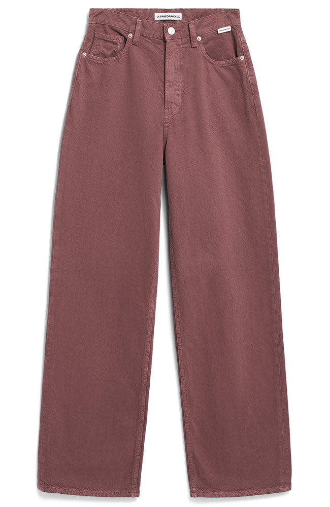 ARMEDANGELS Enijaa jeans dark berry by GRS cotton for women | Sophie Stone