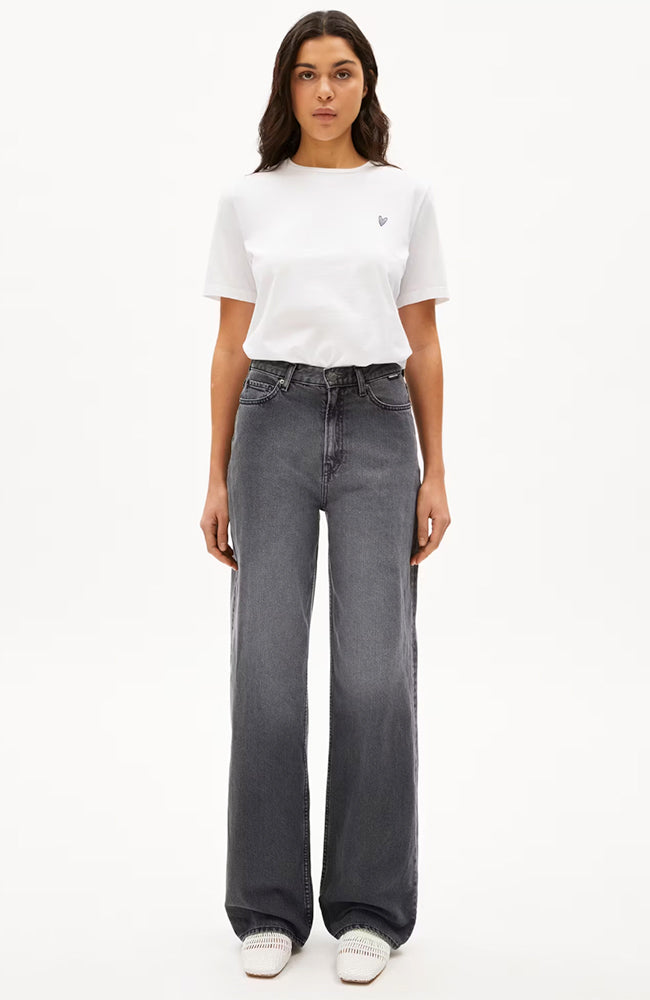 ARMEDANGELS Enijaa jeans dione gray from recycled cotton for women | Sophie Stone