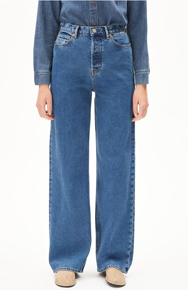 ARMEDANGELS Enijaa jeans daydream in recycled cotton for women | Sophie Stone