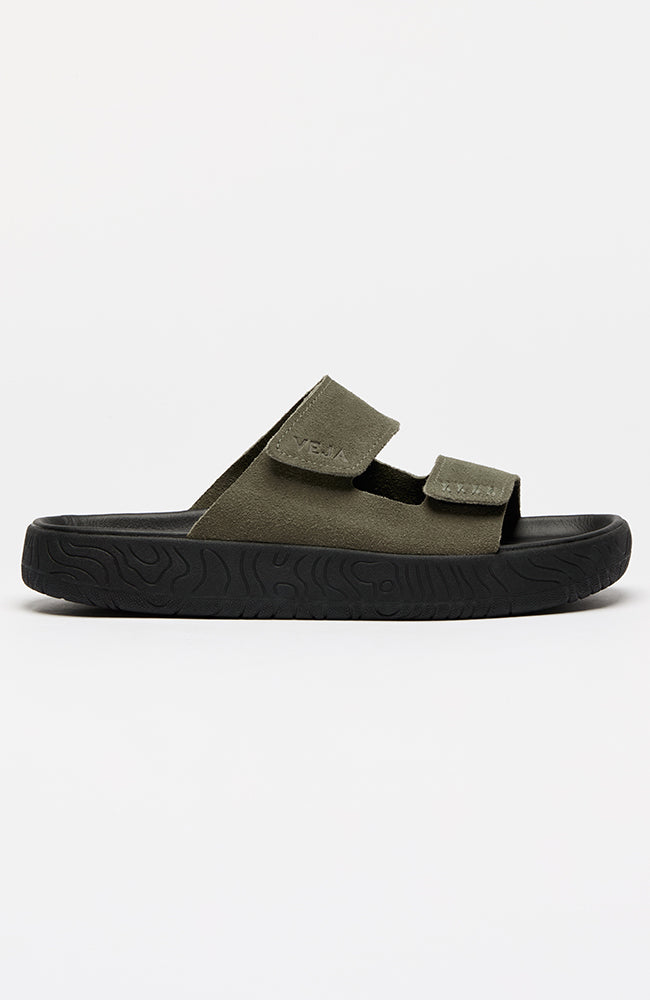 Veja Etna Hausschuhe khaki aus fair gegerbtem Leder für Frauen | Sophie Stone