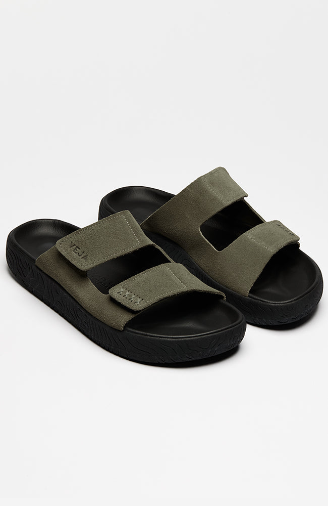 Veja Etna Hausschuhe khaki aus nachhaltig gegerbtem Leder | Sophie Stone