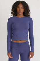 Organic Basics Everyday regular long sleeve eclipse including organic cotton for women | Sophie Stone