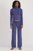 Organic Basics Everyday Turtleneck eclipse van o.a. bio katoen voor dames | Sophie Stone