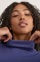 Organic Basics Everyday Turtleneck eclipse van o.a. bio katoen voor vrouwen | Sophie Stone