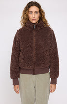 MAZINE Faux fur blouson jas chestnut van GRS voor dames | Sophie Stone
