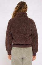 MAZINE Faux fur blouson winterjas bruin van GRS voor dames | Sophie Stone