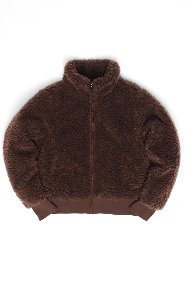 MAZINE Faux fur blouson jack chestnut van GRS voor dames | Sophie Stone
