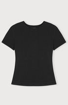 Organic Basics Flex tee black from organic cotton ladies | Sophie Stone