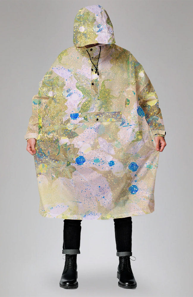 Rainkiss Flora Rain Poncho Made from RPET | Unisex | Sophie Stone