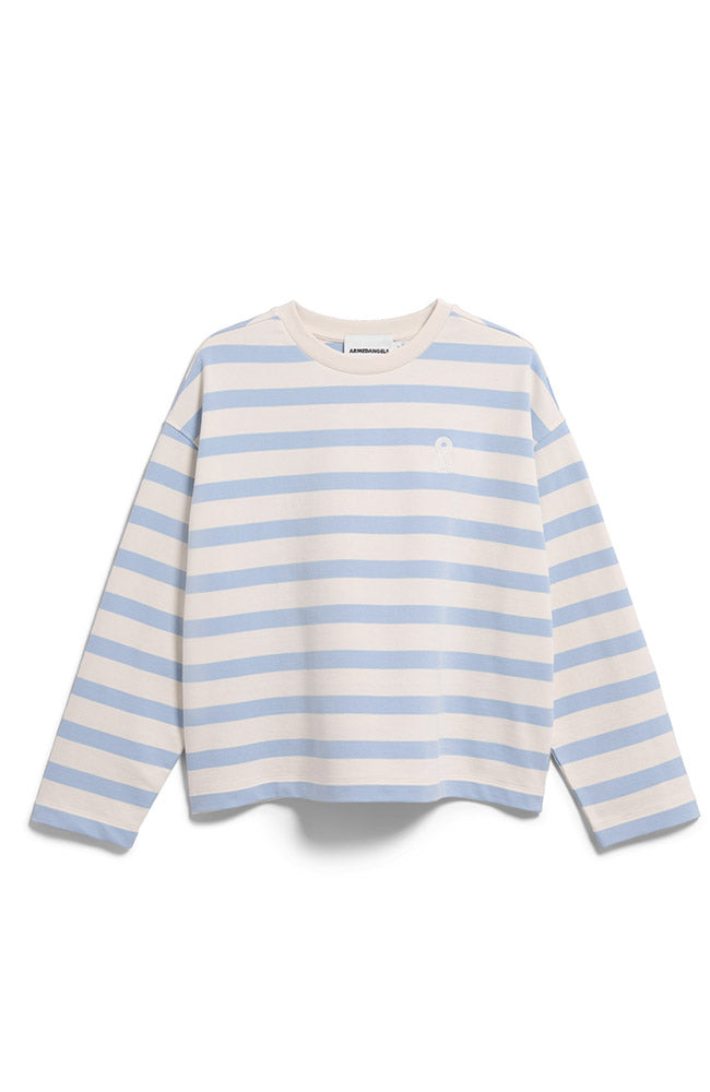 ARMEDANGELS Frankaa, dicker Pullover, zartblau, Bio-Baumwolle, Damen | Sophie Stone