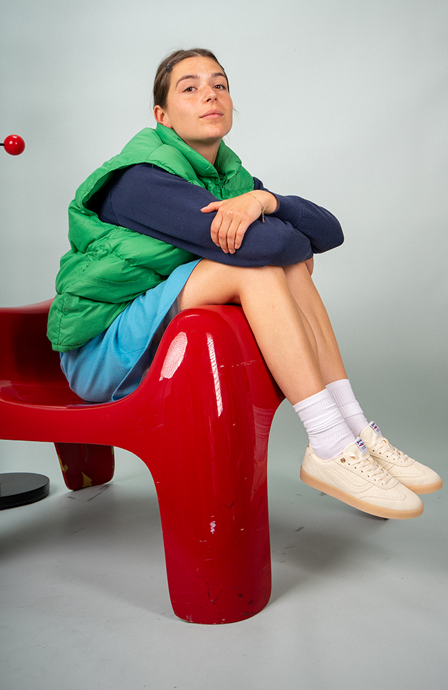 Genesis G-Volley 100% Organic Sneaker Cream White Vegan Women | Sophie Stone