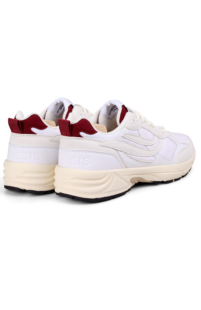 Genesis G-Eco`99 Paddy Mesh sneaker white wine vegan women | Sophie Stone