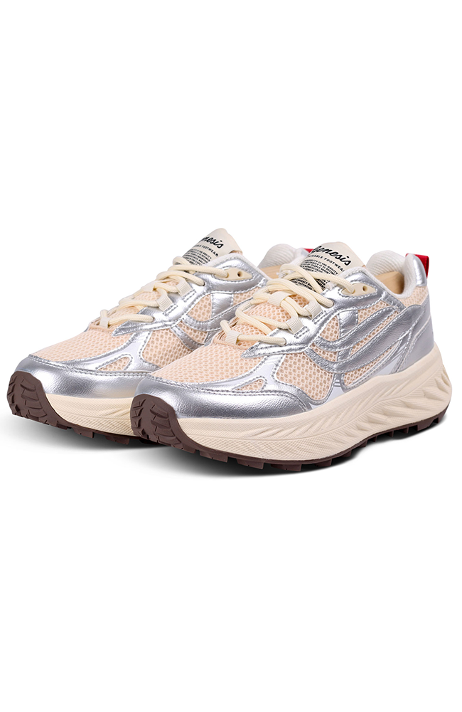 Genesis G-Eco`99 Bulky silver almond vegan leather women | Sophie Stone