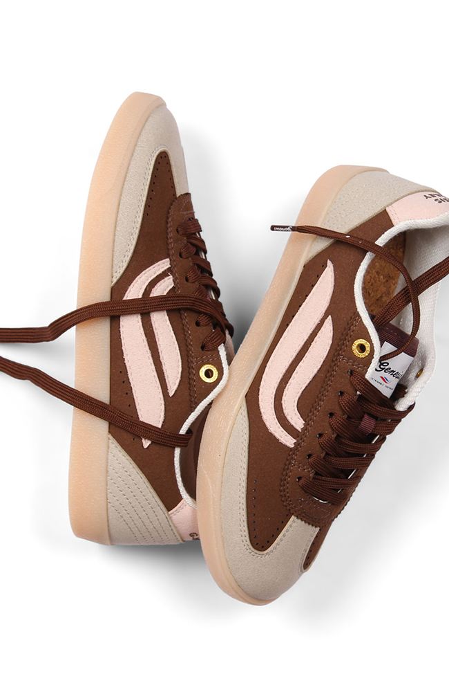 Genesis G-Volley hairy sneaker gray reddish brown pink vegan women's | Sophie Stone