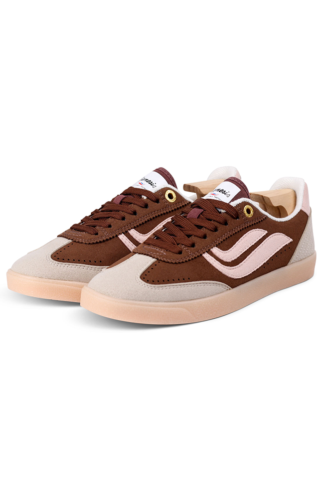 Genesis G-Volley hairy sneaker gray brown rose vegan women | Sophie Stone
