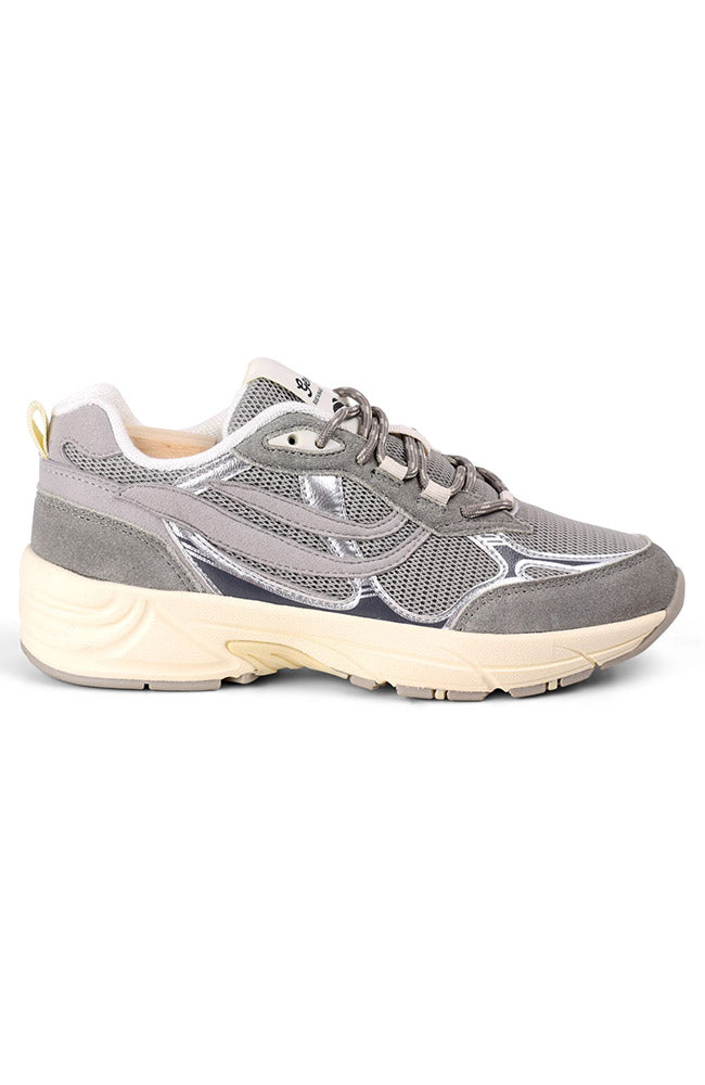 G-Eco`99 grey bottom sneaker Grey Silver vegan leer dames | Sophie Stone